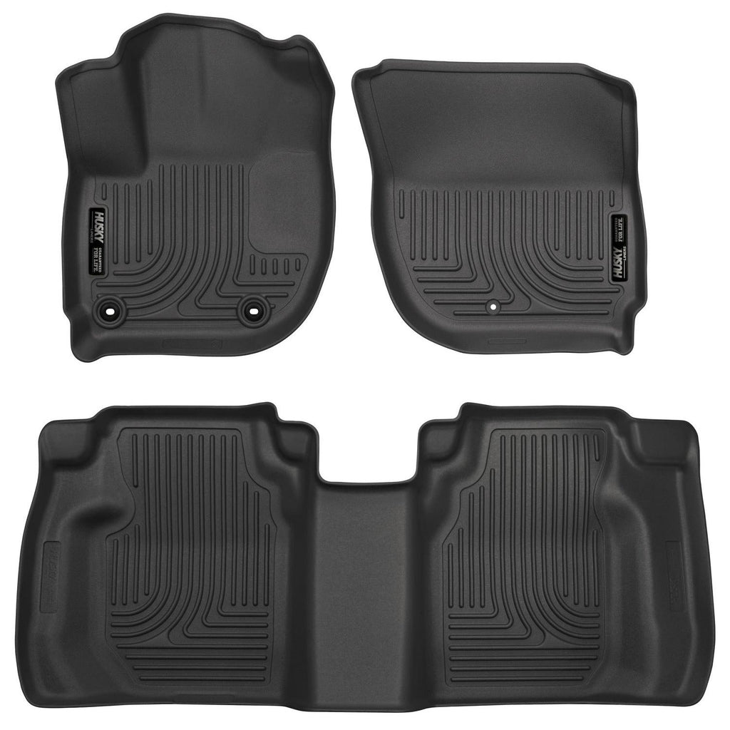 Husky Liners 15 Honda Fit Weatherbeater Black Front and Second Seat Floor Liners-Husky Liners-HSL99491