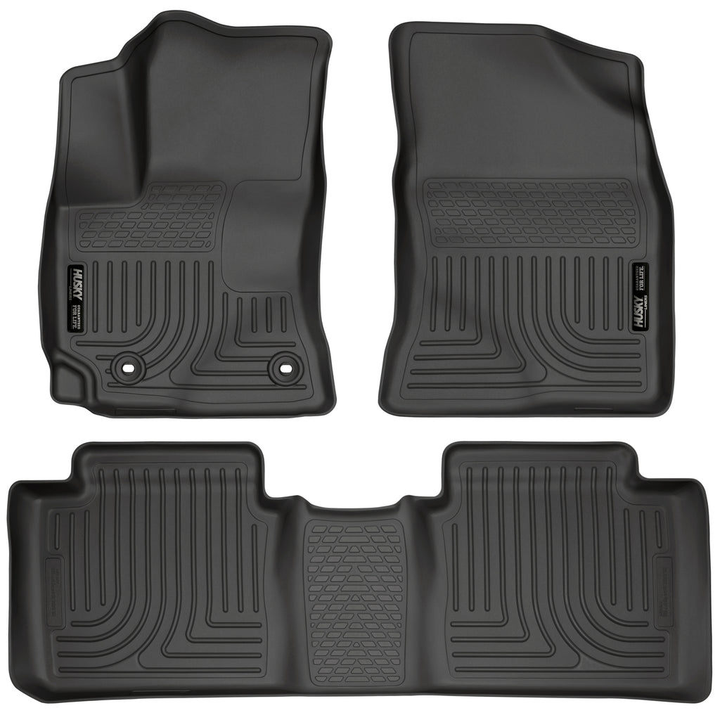 Husky Liners 15 Toyota Corolla Weatherbeater Black Front & 2nd Seat Floor Liners-Husky Liners-HSL99531