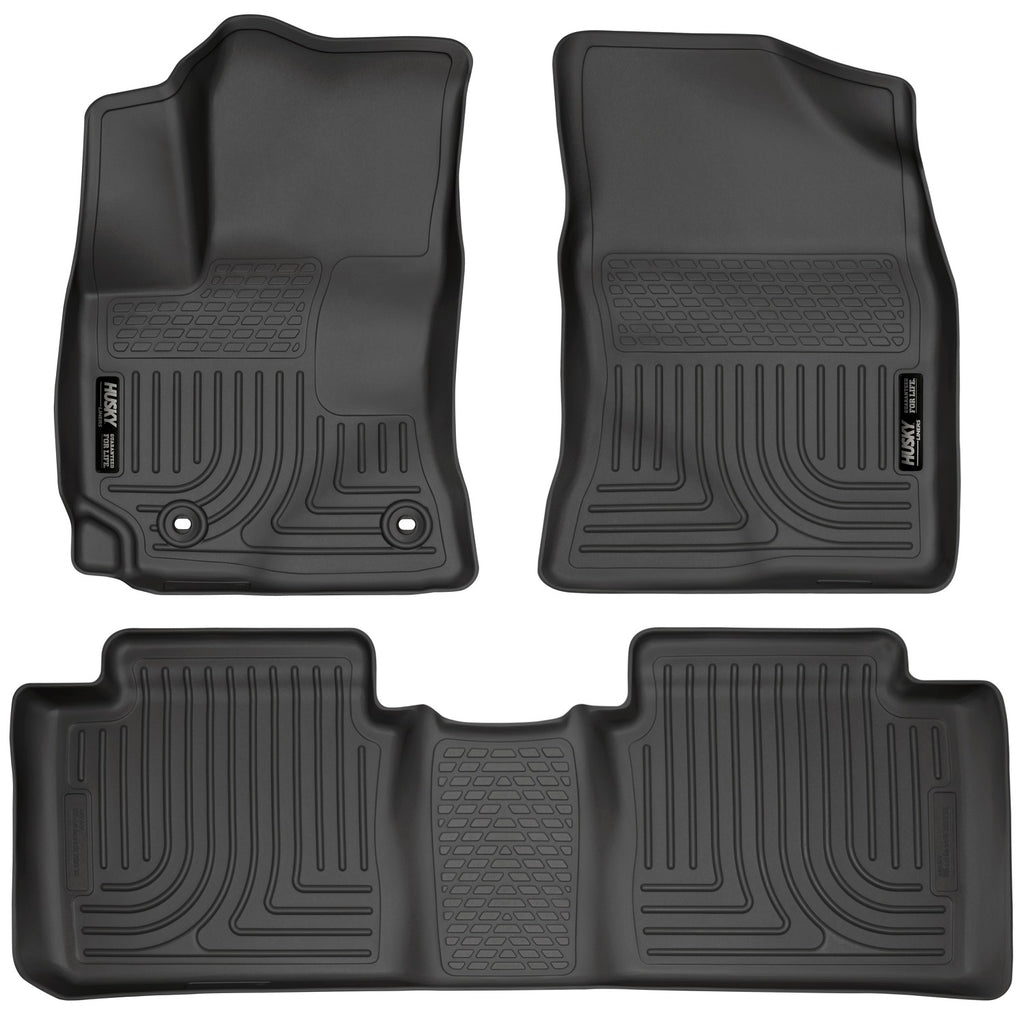 Husky Liners 15 Toyota Corolla Weatherbeater Black Front & 2nd Seat Floor Liners-Husky Liners-HSL99531