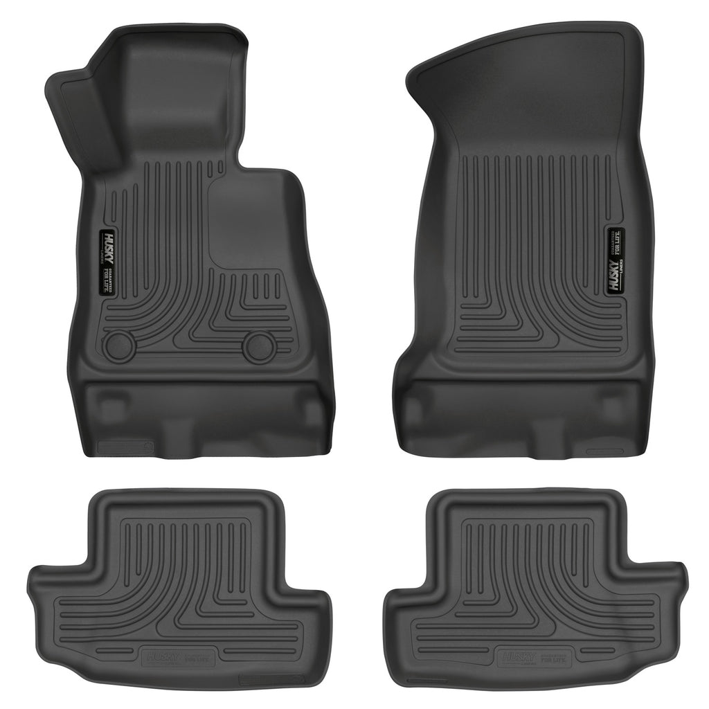 Husky Liners 16-17 Chevy Camaro WeatherBeater Front and Second Row Black Floor Liners-Husky Liners-HSL99121