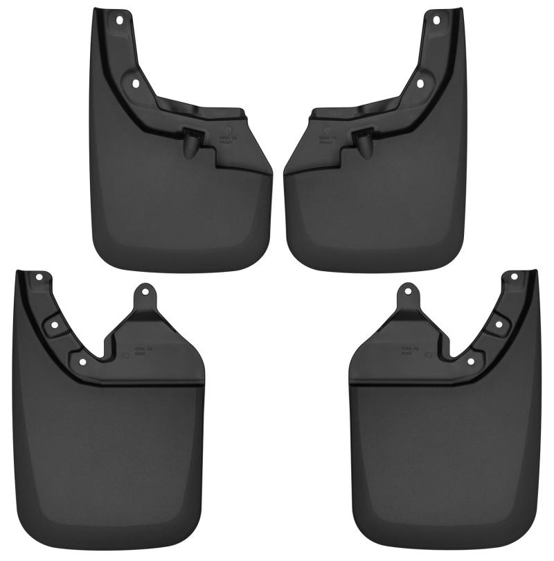 Husky Liners 16-22 Toyota Tacoma w/ OE Fender Flares Front and Rear Mud Guards - Black-Husky Liners-HSL56946