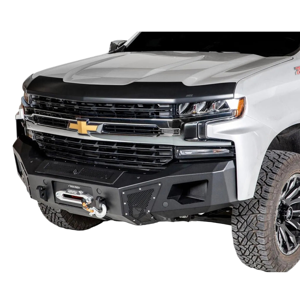 Husky Liners 17-19 Chevy Silverado 2500/3500 Aeroskin - Matte Black-Husky Liners-HSL2877139