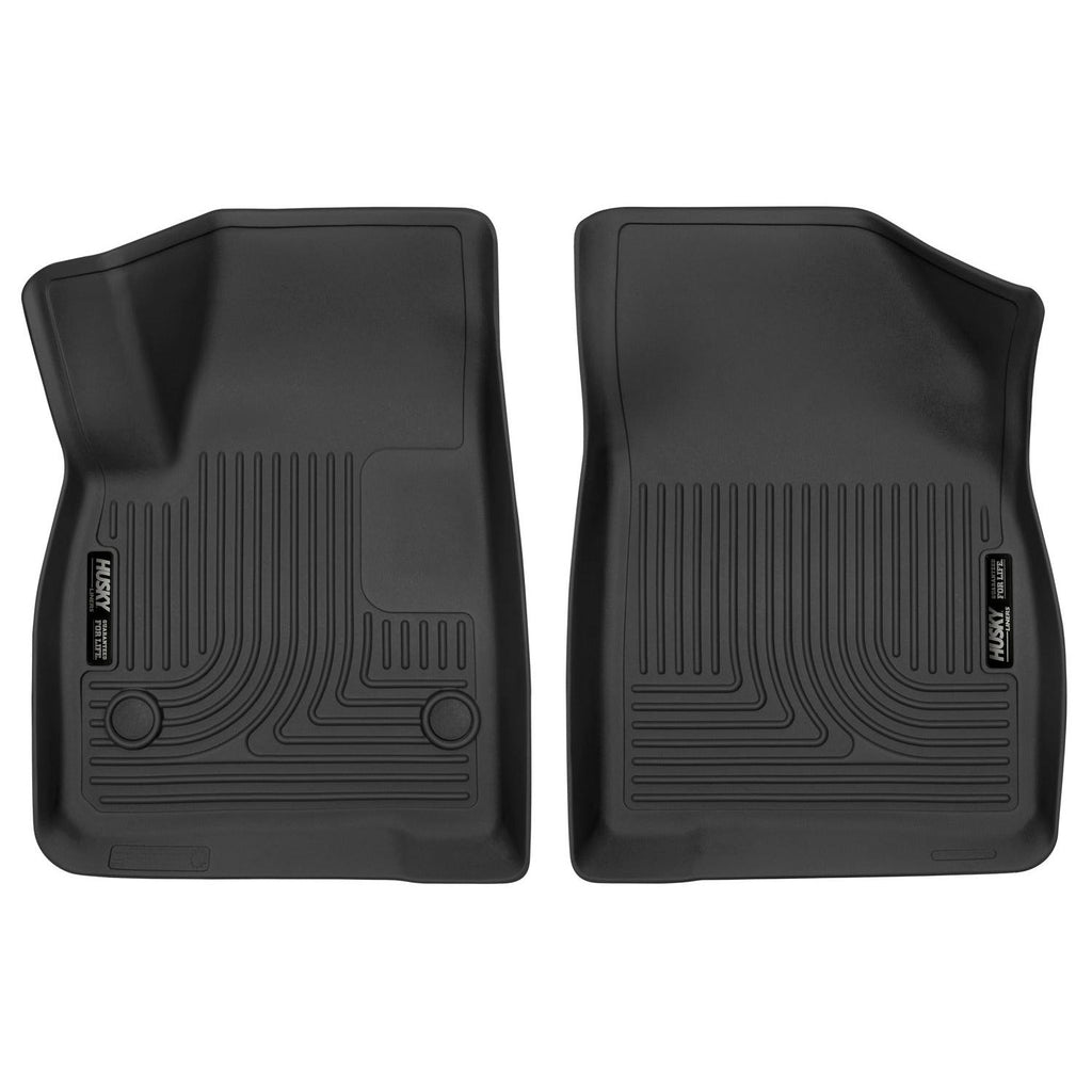 Husky Liners 17-23 Cadillac XT5/17-23 GMC Acadia 2nd Row Bench X-Act Contour Black Front Floor Liner-Husky Liners-HSL52251