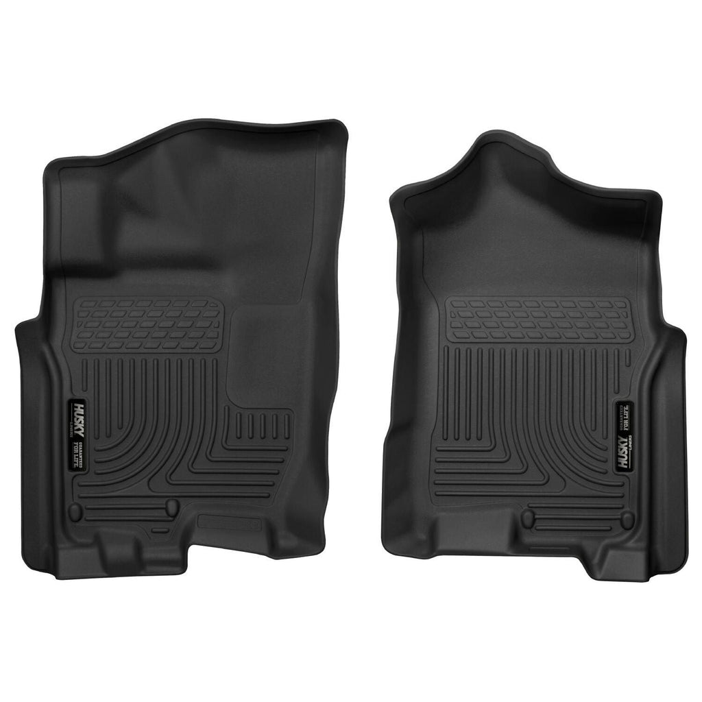 Husky Liners 17-24 Nissan Titan Crew Cab/16-24 Titan XD Crew Cab X-Act Front Floor Liner Set Black-Husky Liners-HSL55451