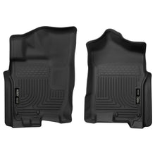 Load image into Gallery viewer, Husky Liners 17-24 Nissan Titan Crew Cab/16-24 Titan XD Crew Cab X-Act Front Floor Liner Set Black-Husky Liners-HSL55451