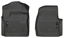 Load image into Gallery viewer, Husky Liners 17 Ford F-250 F-350 Super Duty Standard Cab WeatherBeater Black Front Floor Liners-Husky Liners-HSL13311