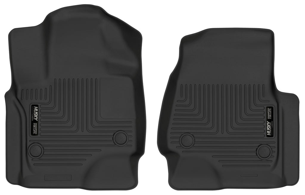 Husky Liners 18-22 Ford Expedition / 18-19 Lincoln Navigator X-Act Contour Black Front Floor Liners-Husky Liners-HSL54651