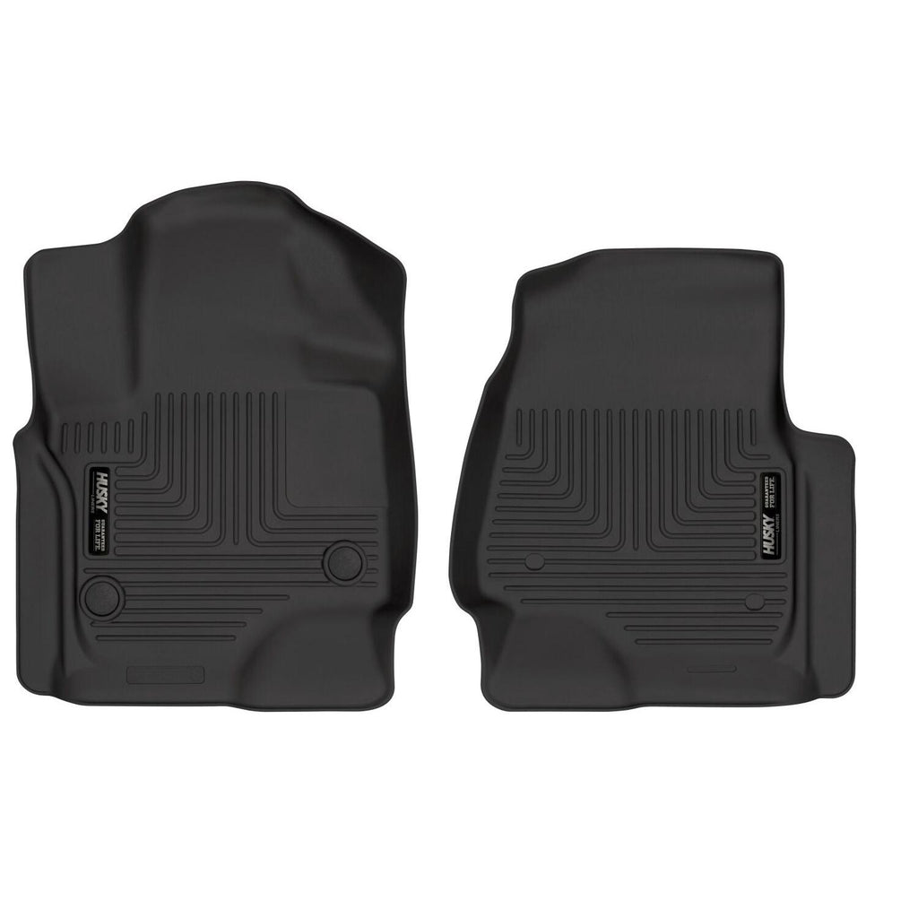 Husky Liners 18-22 Ford Expedition / 18-19 Lincoln Navigator X-Act Contour Black Front Floor Liners-Husky Liners-HSL54651