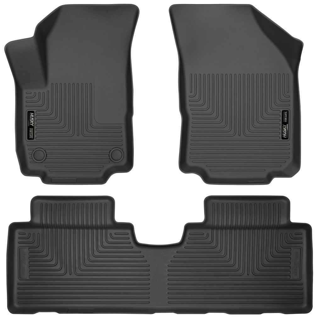 Husky Liners 18-23 Chevrolet Equinox Weatherbeater Black Front & 2nd Seat Floor Liners-Husky Liners-HSL99131