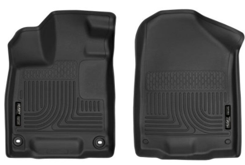 Husky Liners 19-21 Honda Passport / 16-21 Honda Pilot X-act Contour Series Front Floor Liners Black-Husky Liners-HSL55491