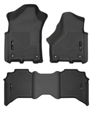 Load image into Gallery viewer, Husky Liners 19-21 Ram 2500/3500 Crew Cab Weatherbeater Black Front &amp; 2nd Seat Floor Liners-Husky Liners-HSL94111