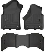 Load image into Gallery viewer, Husky Liners 19-21 Ram 2500/3500 Crew Cab Weatherbeater Black Front &amp; 2nd Seat Floor Liners-Husky Liners-HSL94111