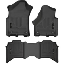 Load image into Gallery viewer, Husky Liners 19-21 Ram 2500/3500 Crew Cab Weatherbeater Black Front &amp; 2nd Seat Floor Liners-Husky Liners-HSL94111