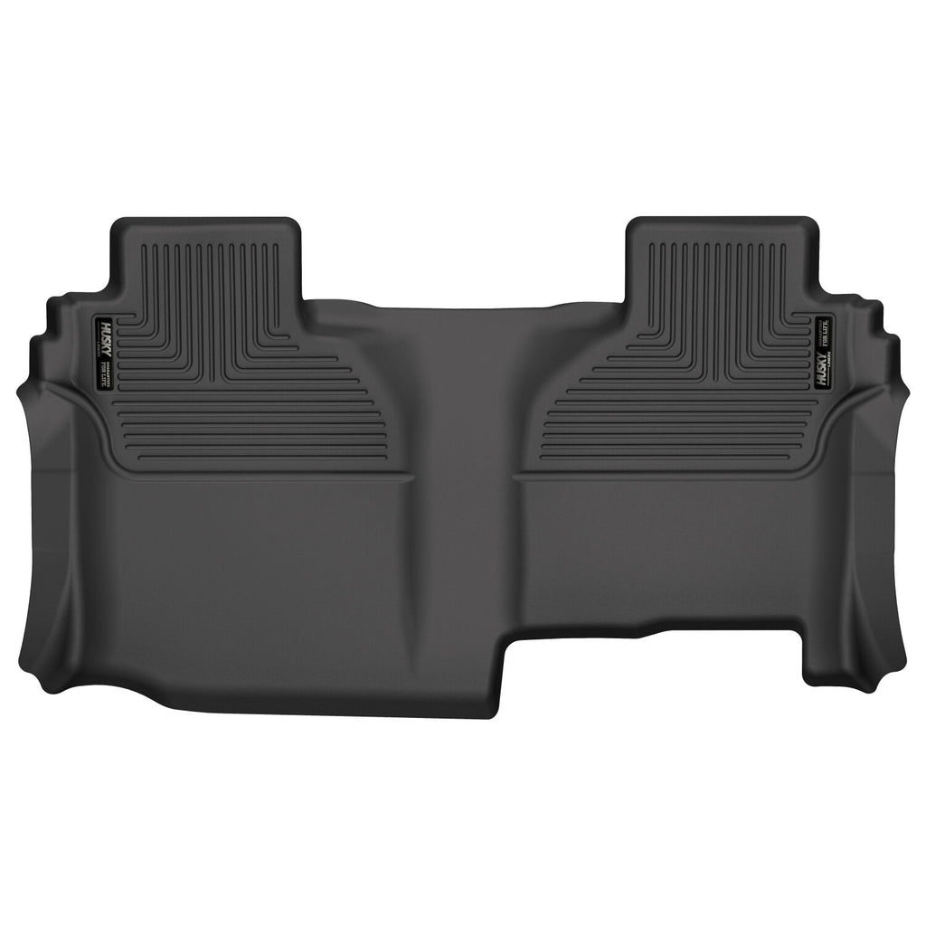 Husky Liners 19-21 Silverado/Sierra 1500/2500/3500 Double Cab X-ACT 2nd Seat Floor Liner - BLK-Husky Liners-HSL53641