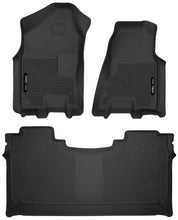 Load image into Gallery viewer, Husky Liners 19-22 Dodge Ram 1500 Crew Cab X-Act Contour Front &amp; Second Seat Floor Liners - Black-Husky Liners-HSL54608