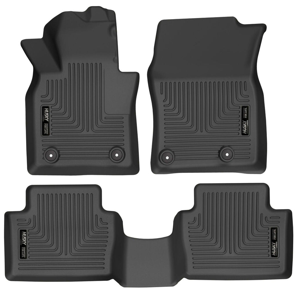 Husky Liners 19-22 Mazda 3 / 20-22 CX-30 WeatherBeater Front & 2nd Seat Floor Liners - Black-Husky Liners-HSL95121