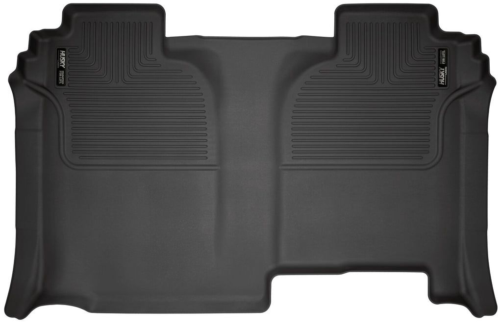 Husky Liners 19-23 Chevrolet Silverado 1500 CC WeatherBeater Black 2nd Row Floor Liners-Husky Liners-HSL14221