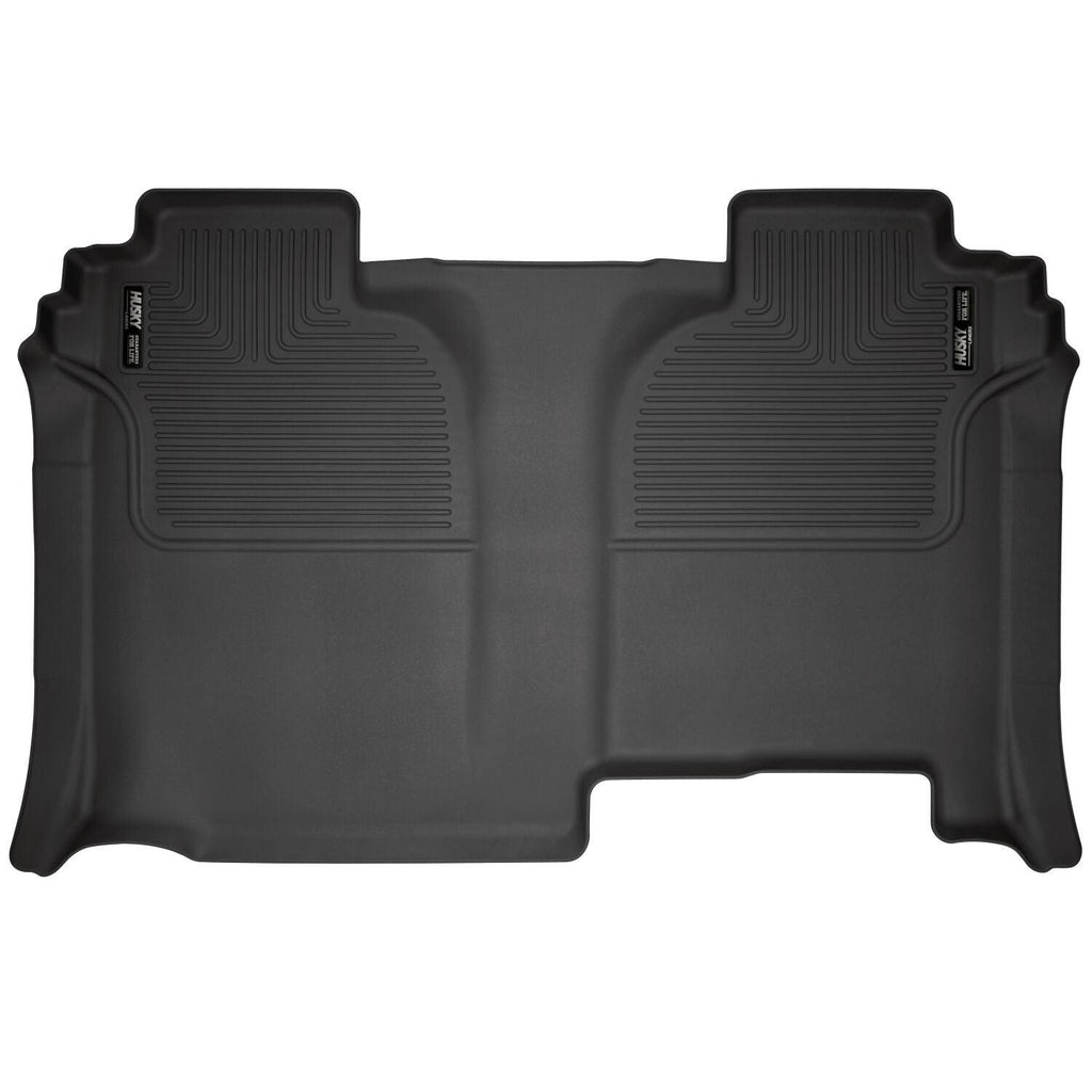 Husky Liners 19-23 Chevrolet Silverado 1500 CC WeatherBeater Black 2nd Row Floor Liners-Husky Liners-HSL14221