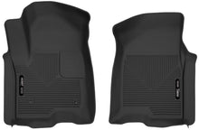 Load image into Gallery viewer, Husky Liners 19-23 Chevy Silverado 1500 Crew Cab/Double Cab X-Act Contour Front Black Floor Liners-Husky Liners-HSL54101