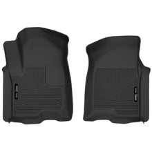 Load image into Gallery viewer, Husky Liners 19-23 Chevy Silverado 1500 Crew Cab/Double Cab X-Act Contour Front Black Floor Liners-Husky Liners-HSL54101