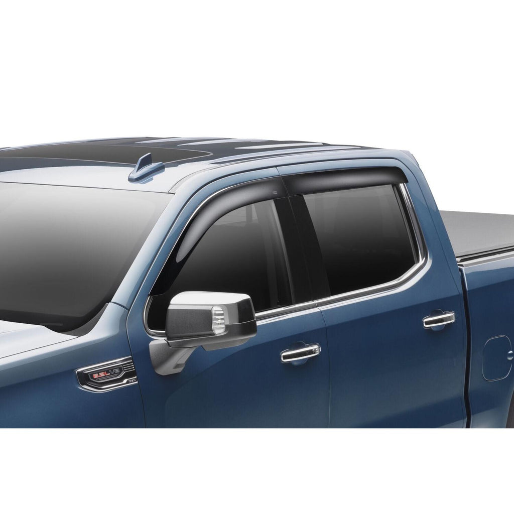 Husky Liners 19-24 Chevrolet Silverado/GMC Sierra 1500 CC Ventvisor Low Profile (4pc) - Smoke-Husky Liners-HSL2854075