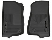 Load image into Gallery viewer, Husky Liners 19-24 Jeep Wrangler JL/JLU WeatherBeater Front Row Black Floor Liners-Husky Liners-HSL13021