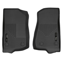 Load image into Gallery viewer, Husky Liners 19-24 Jeep Wrangler JL/JLU WeatherBeater Front Row Black Floor Liners-Husky Liners-HSL13021