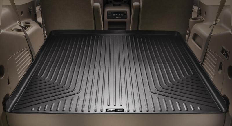 Husky Liners 19-24 Jeep Wrangler JLU WeatherBeater Black Rear Cargo Liner-Husky Liners-HSL20721