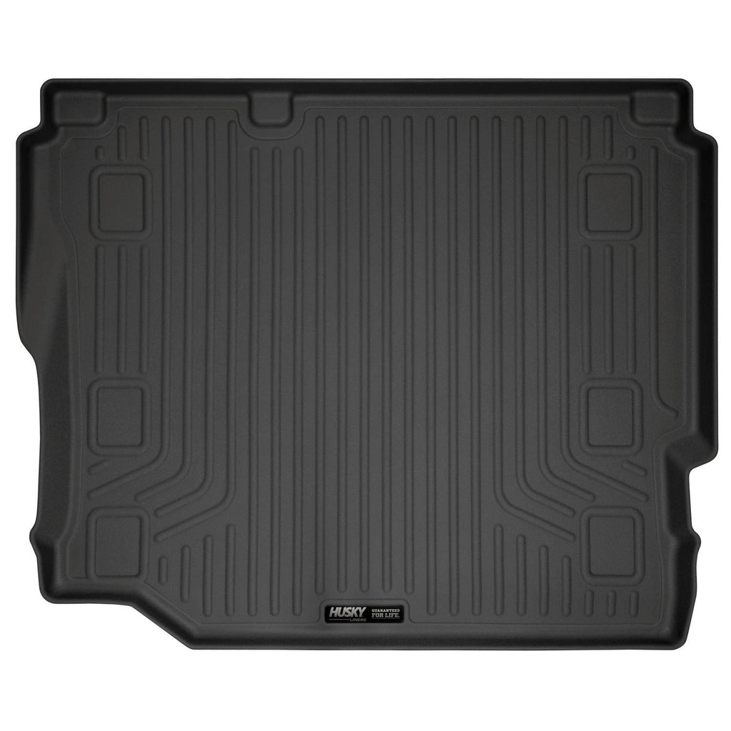 Husky Liners 19-24 Jeep Wrangler JLU WeatherBeater Black Rear Cargo Liner-Husky Liners-HSL20721