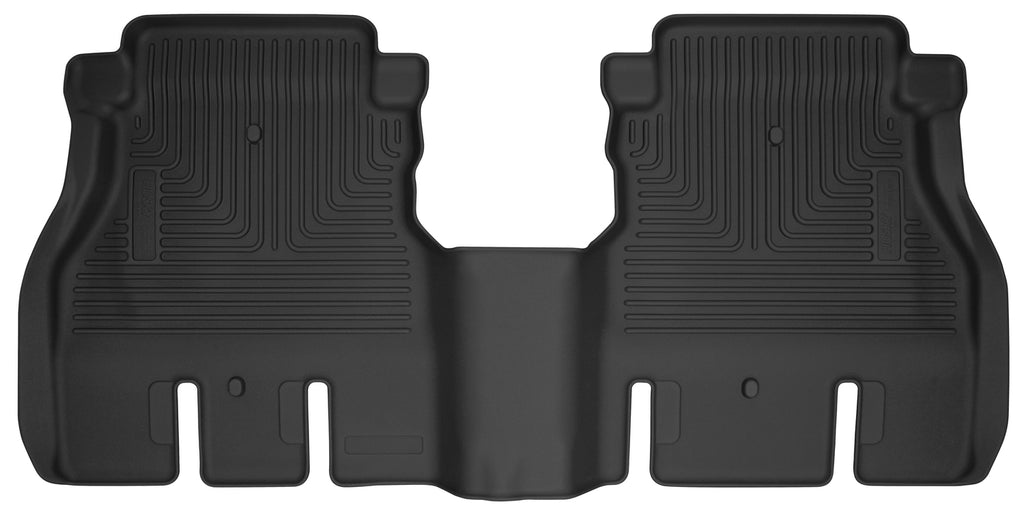 Husky Liners 19-24 JLU Jeep Wrangler 4 Door X-Act Contour Black Floor Liners (2nd Seat)-Husky Liners-HSL54631