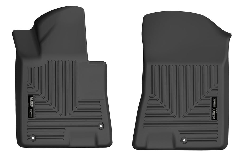 Husky Liners 20-21 Hyundai Sonata / 2021 Kia K5 X-Act Front Floor Liners - Black-Husky Liners-HSL55301