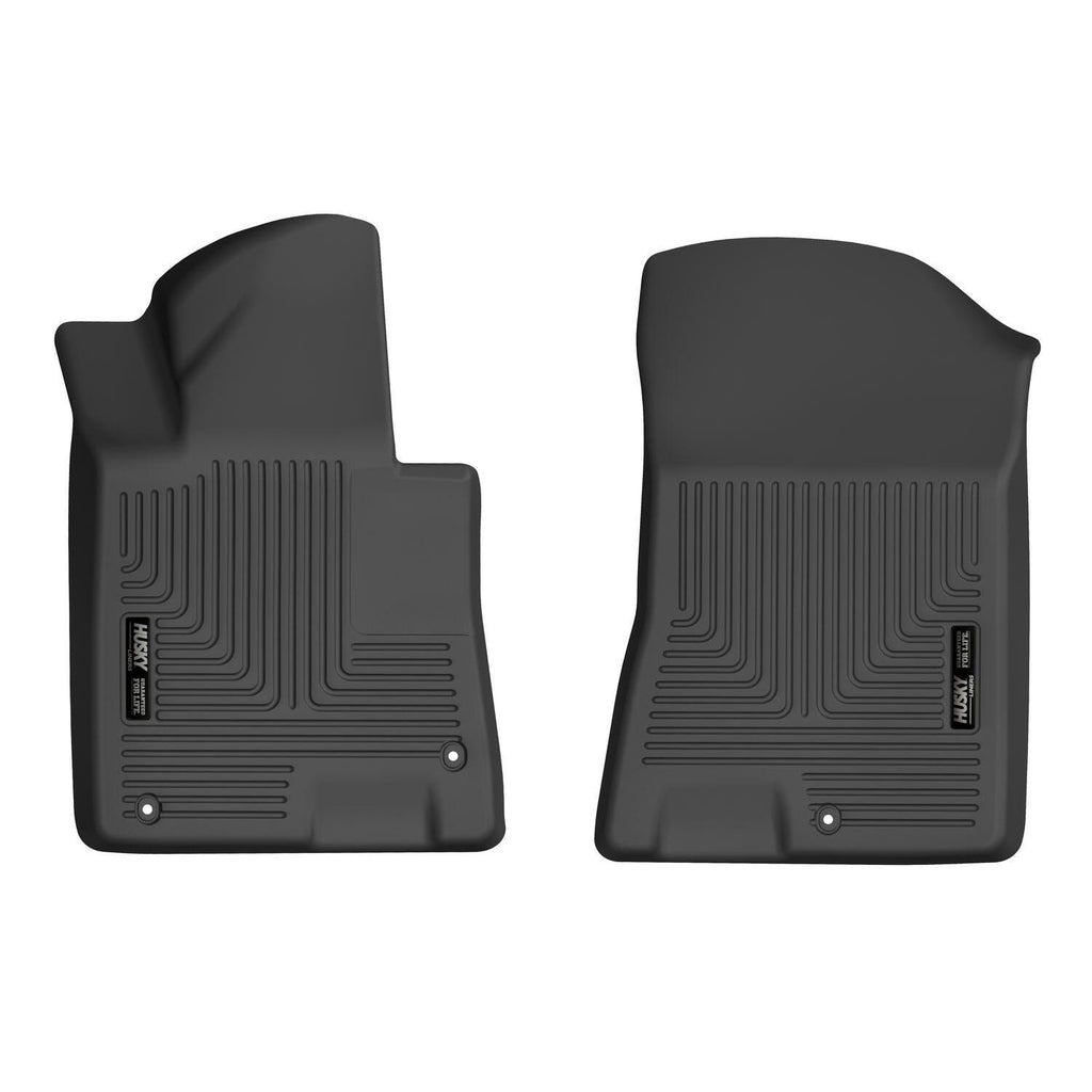 Husky Liners 20-21 Hyundai Sonata / 2021 Kia K5 X-Act Front Floor Liners - Black-Husky Liners-HSL55301
