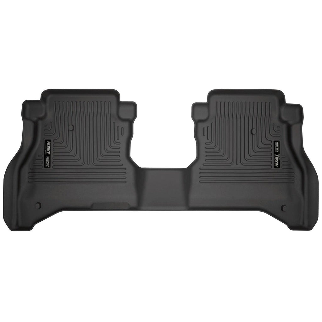 Husky Liners 20-21 Jeep Gladiator Crew Cab WeatherBeater 2nd Seat Black Floor Liners-Husky Liners-HSL14881