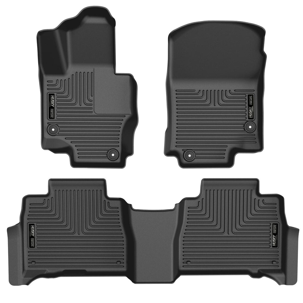 Husky Liners 20-23 Mercedes-Benz GLE350/GLE450 Weatherbeater Black Front & 2nd Seat Floor Liners-Husky Liners-HSL95491