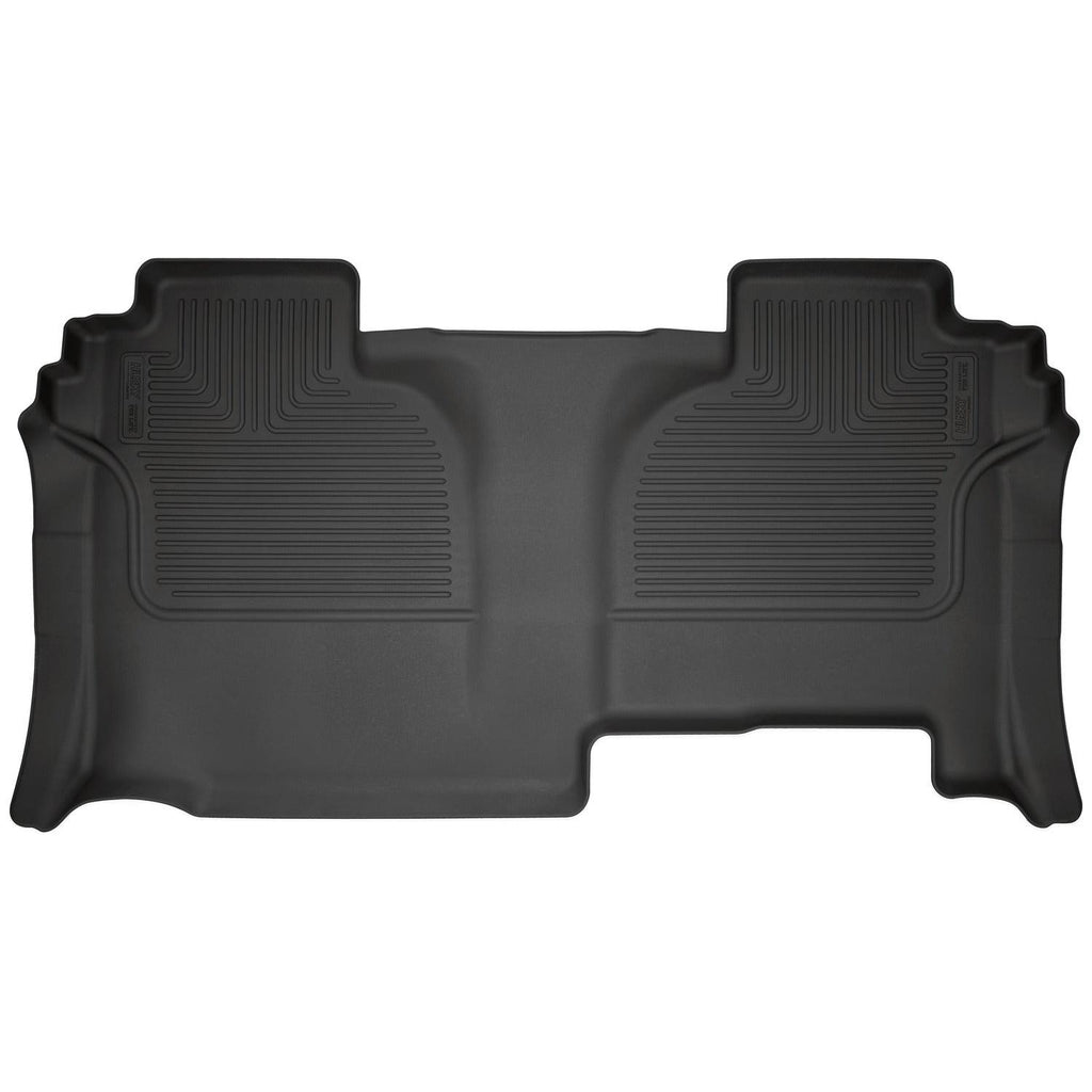 Husky Liners 20-24 Chevrolet Silverado 2500/3500HD DC WeatherBeater 2nd Seat Black Floor Liners-Husky Liners-HSL14211