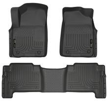 Load image into Gallery viewer, Husky Liners 2011 Infiniti QX56 WeatherBeater Combo Black Floor Liners-Husky Liners-HSL98611