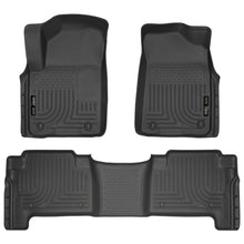 Load image into Gallery viewer, Husky Liners 2011 Infiniti QX56 WeatherBeater Combo Black Floor Liners-Husky Liners-HSL98611