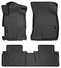 Load image into Gallery viewer, Husky Liners 2012 Honda Civic WeatherBeater Combo Black Floor Liners-Husky Liners-HSL98441