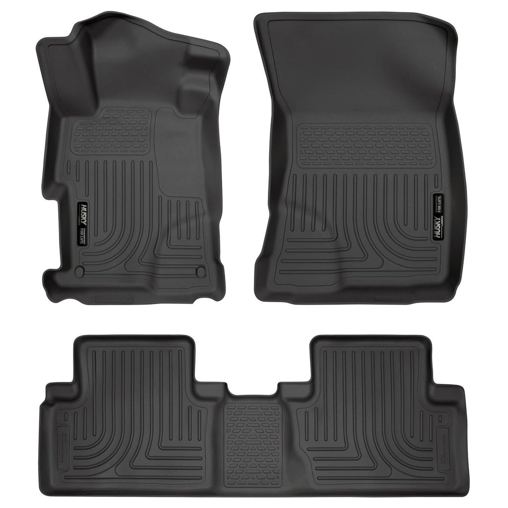 Husky Liners 2012 Honda Civic WeatherBeater Combo Black Floor Liners-Husky Liners-HSL98441