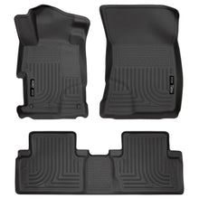 Load image into Gallery viewer, Husky Liners 2012 Honda Civic WeatherBeater Combo Black Floor Liners-Husky Liners-HSL98441