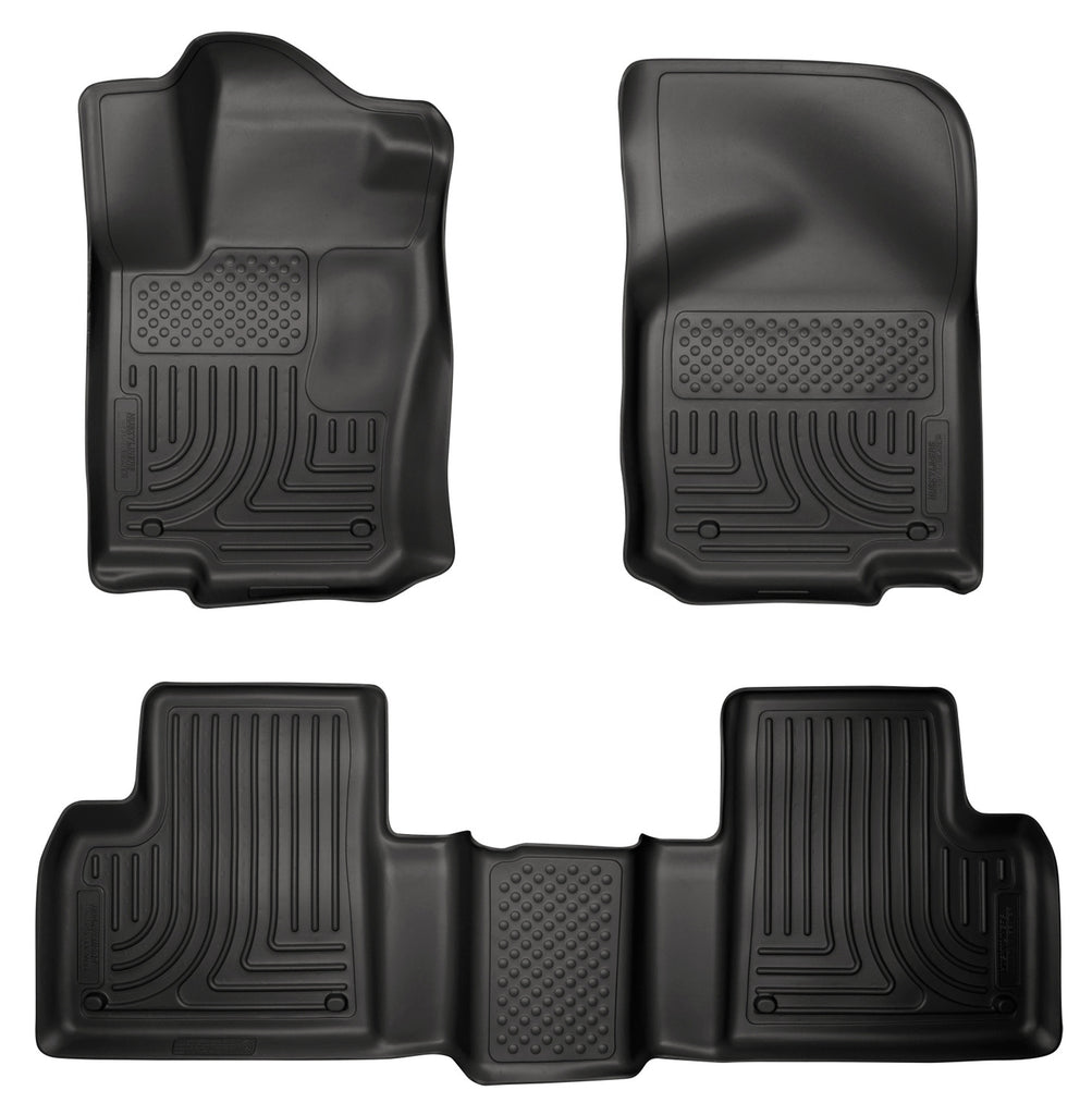 Husky Liners 2012 Mercedes ML350 WeatherBeater Combo Black Floor Liners-Husky Liners-HSL98981