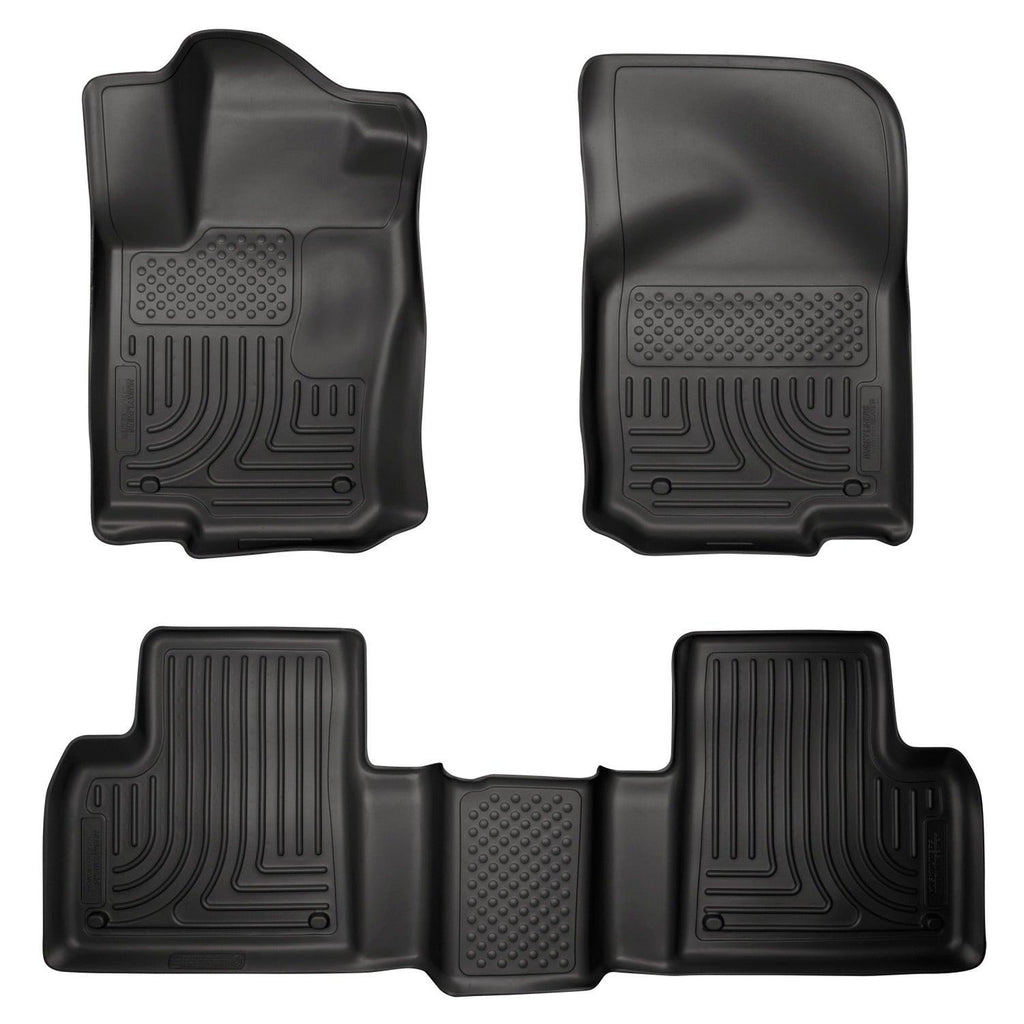 Husky Liners 2012 Mercedes ML350 WeatherBeater Combo Black Floor Liners-Husky Liners-HSL98981