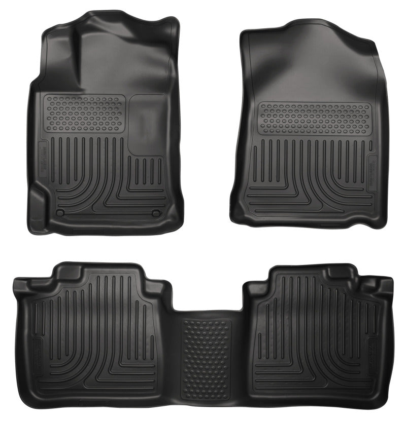 Husky Liners 2012 Toyota Camry WeatherBeater Combo Black Floor Liners-Husky Liners-HSL98901