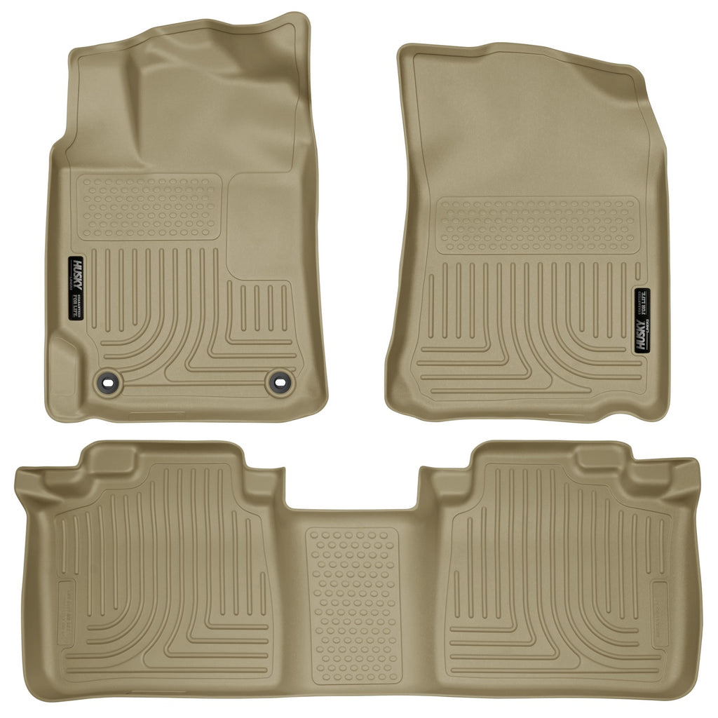 Husky Liners 2012 Toyota Camry WeatherBeater Combo Tan Floor Liners-Husky Liners-HSL98903