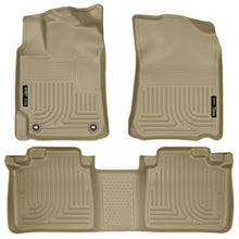 Load image into Gallery viewer, Husky Liners 2012 Toyota Camry WeatherBeater Combo Tan Floor Liners-Husky Liners-HSL98903