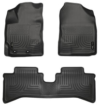 Load image into Gallery viewer, Husky Liners 2012 Toyota Prius c WeatherBeater Combo Black Floor Liners-Husky Liners-HSL99501