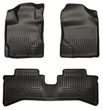 Load image into Gallery viewer, Husky Liners 2012 Toyota Prius c WeatherBeater Combo Black Floor Liners-Husky Liners-HSL99501