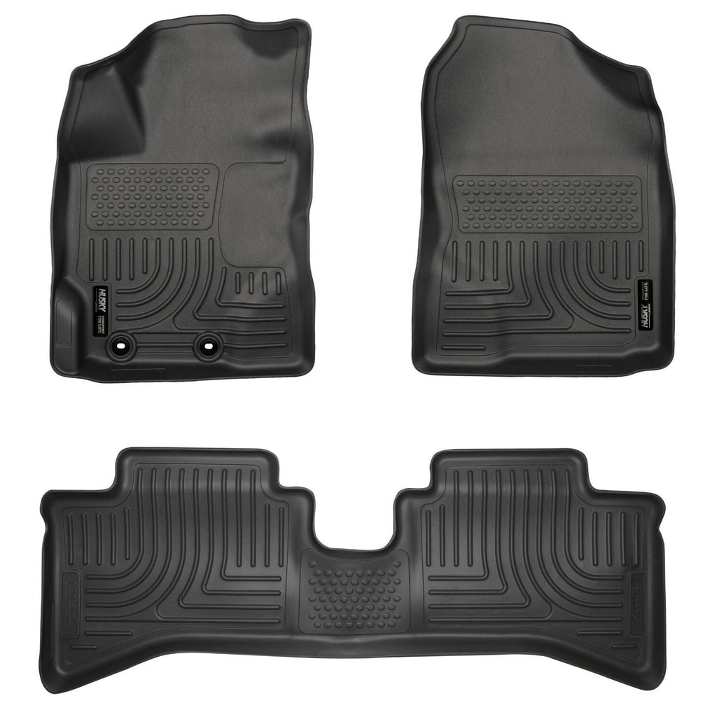 Husky Liners 2012 Toyota Prius c WeatherBeater Combo Black Floor Liners-Husky Liners-HSL99501
