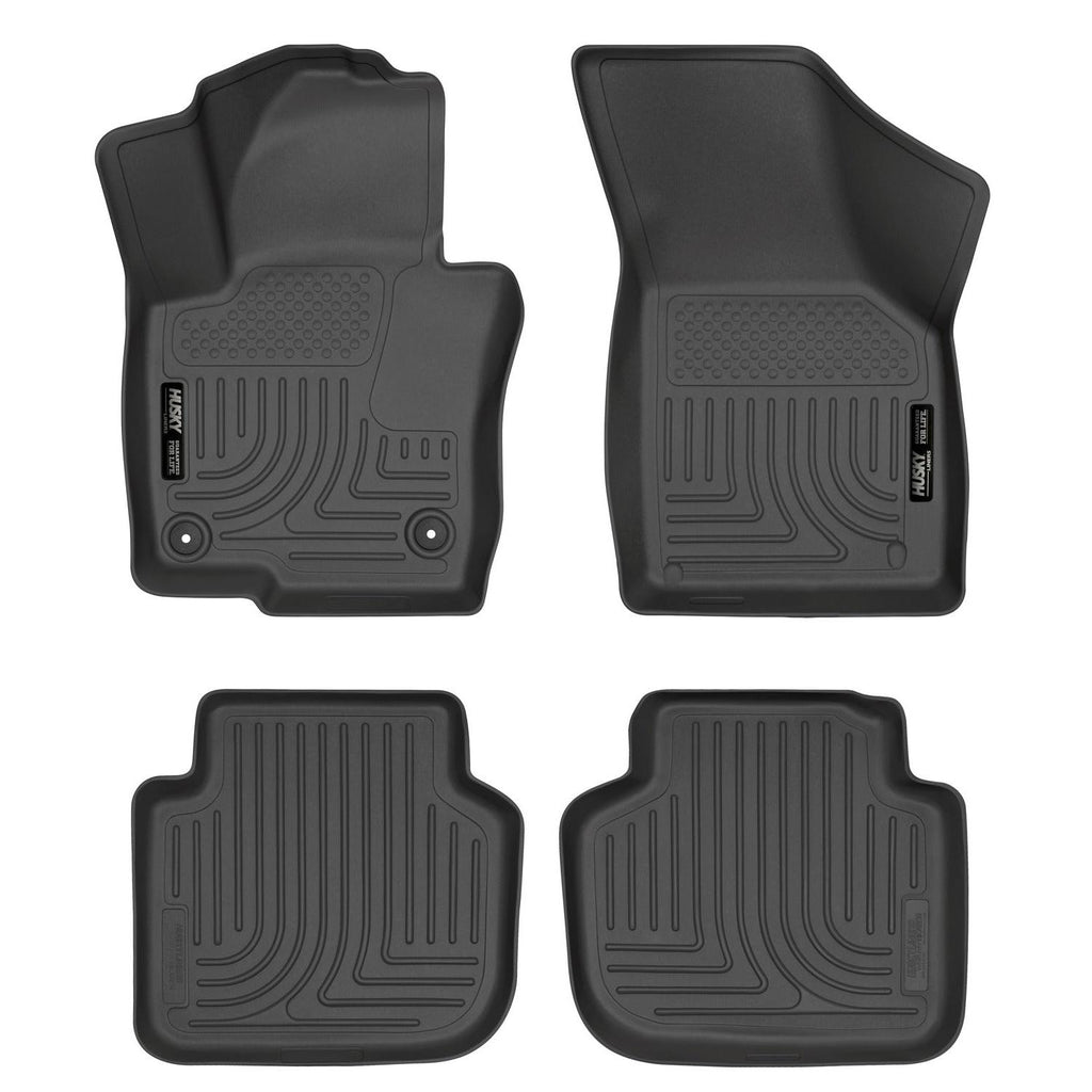 Husky Liners 2012 Volkswagen Passat WeatherBeater Combo Black Floor Liners-Husky Liners-HSL98681