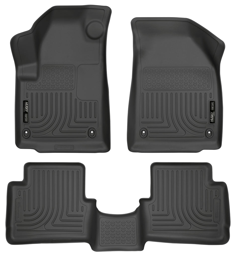 Husky Liners 2013 Dodge Dart WeatherBeater Black Front & 2nd Seat Floor Liners-Husky Liners-HSL99021
